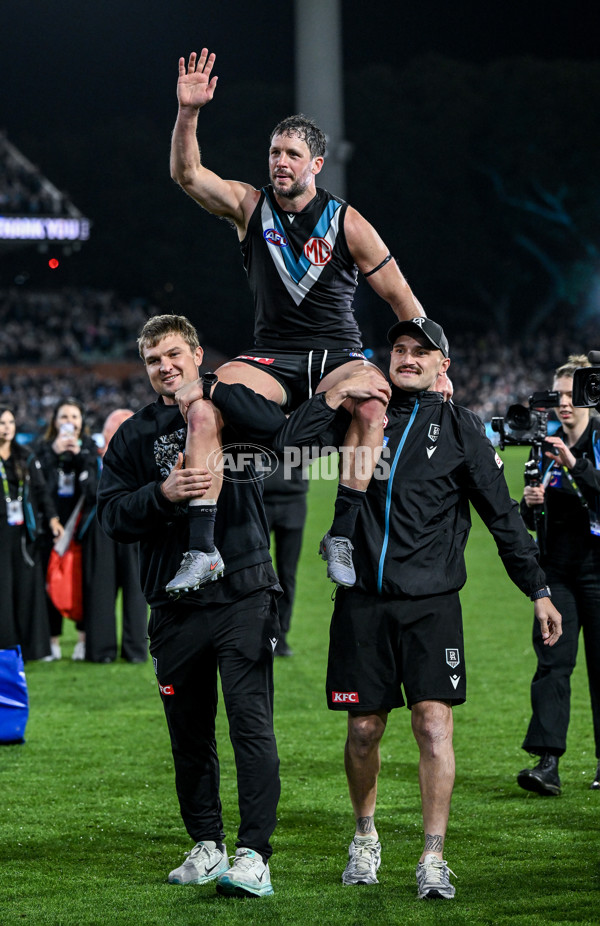 AFL 2025 Round 24 - Port Adelaide v Gold Coast - A-61657619