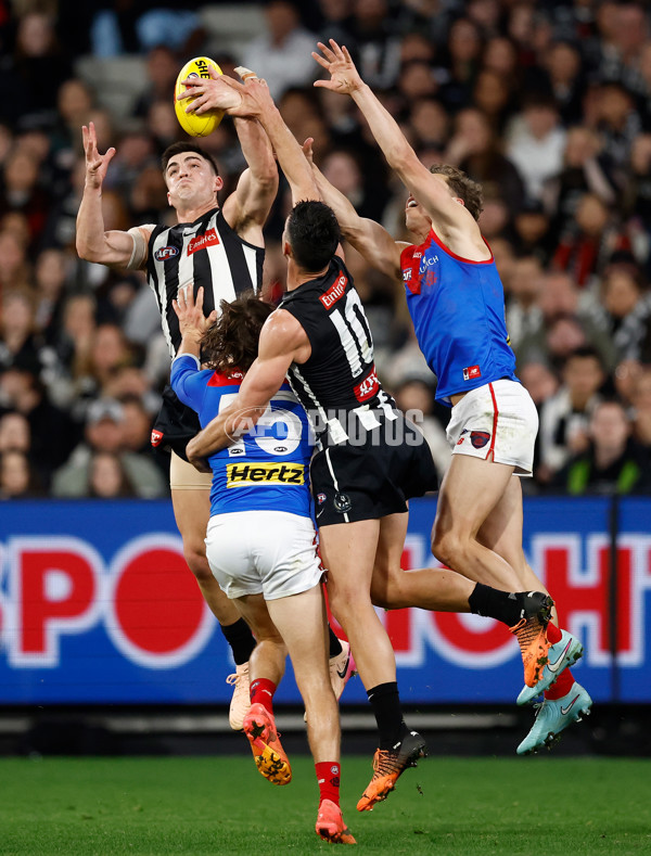 AFL 2025 Round 24 - Collingwood v Melbourne - A-61657902