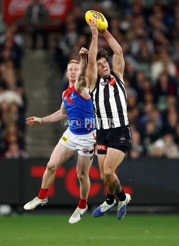AFL 2025 Round 24 - Collingwood v Melbourne - A-61657967