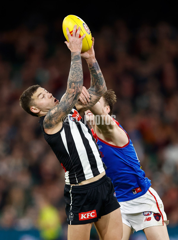 AFL 2025 Round 24 - Collingwood v Melbourne - A-61660399