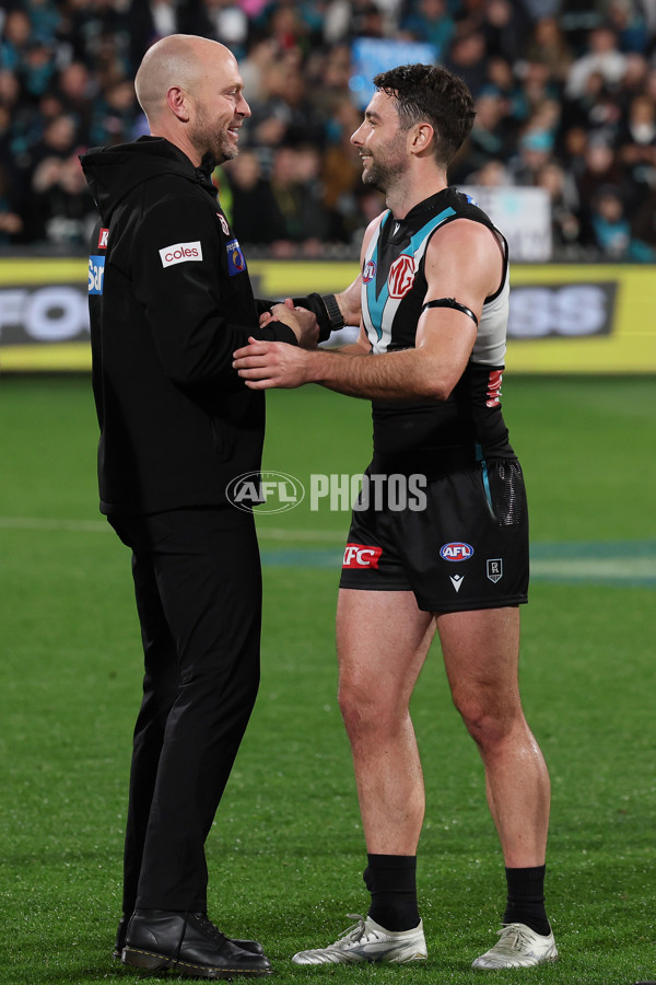 AFL 2025 Round 24 - Port Adelaide v Gold Coast - A-61660447