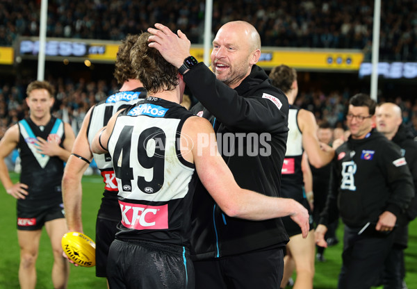 AFL 2025 Round 24 - Port Adelaide v Gold Coast - A-61660456