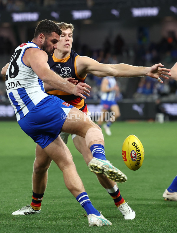 AFL 2025 Round 24 - North Melbourne v Adelaide - A-61665326