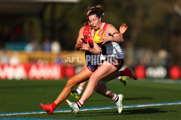 AFLW 2025 Round 02 - Melbourne v St Kilda - A-61680037