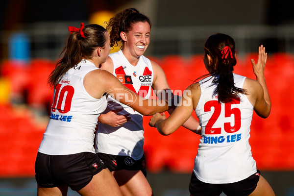 AFLW 2025 Round 02 - Gold Coast v Sydney - A-61684044