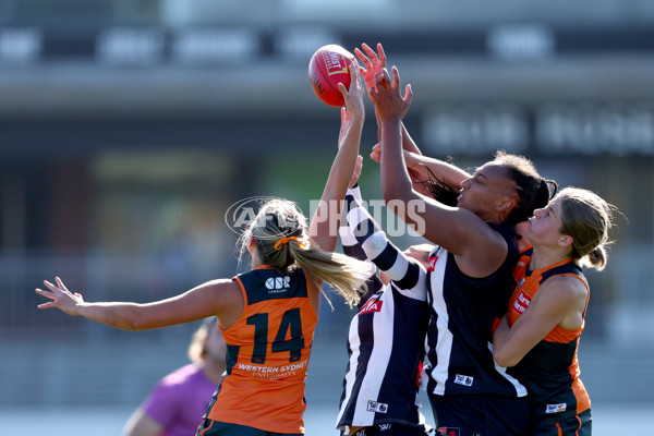 AFLW 2025 Round 02 - Collingwood v GWS - A-61687366