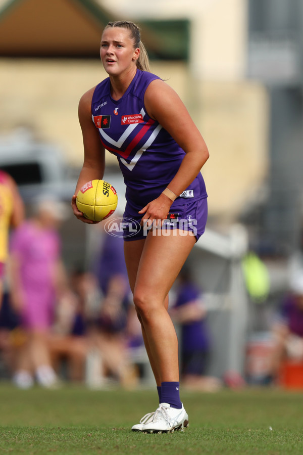 AFLW 2025 Round 02 - Fremantle v Brisbane - A-61687456