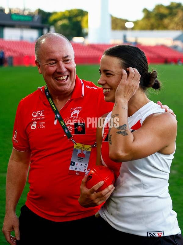 AFLW 2025 Round 02 - Gold Coast v Sydney - A-61688226