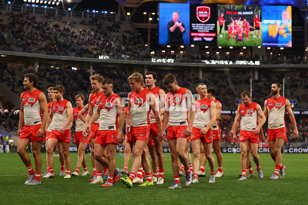 AFL 2025 Round 24 - West Coast v Sydney - A-61700087