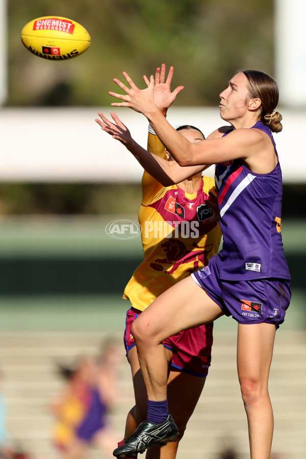 AFLW 2025 Round 02 - Fremantle v Brisbane - A-61706401