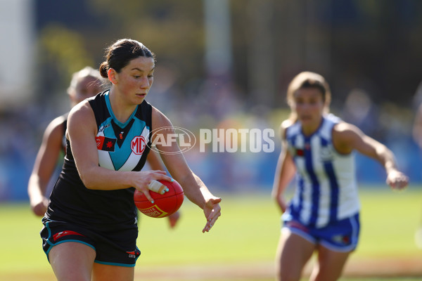 AFLW 2025 Round 02 - North Melbourne v Port Adelaide - A-61725880