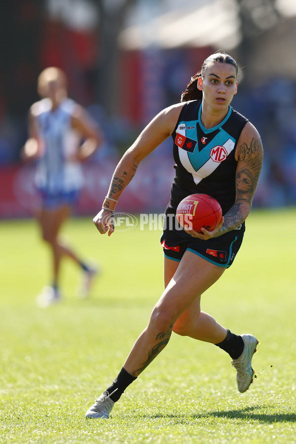AFLW 2025 Round 02 - North Melbourne v Port Adelaide - A-61726767