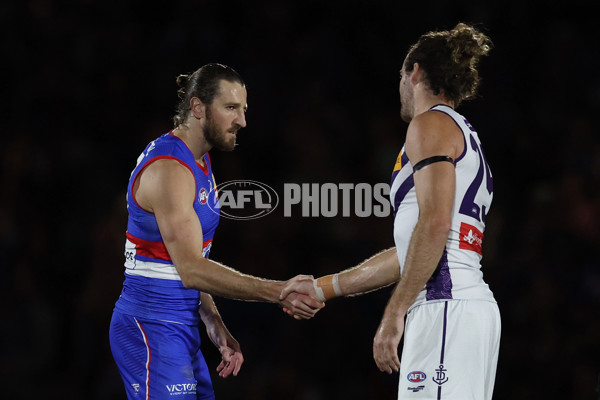 AFL 2025 Round 24 - Western Bulldogs v Fremantle - A-61733128