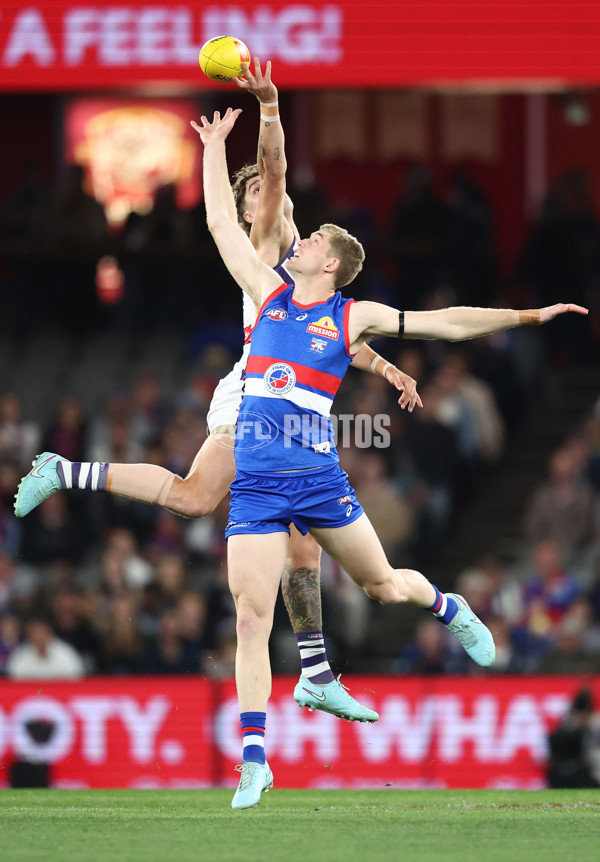 AFL 2025 Round 24 - Western Bulldogs v Fremantle - A-61733134