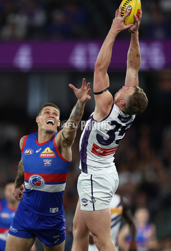 AFL 2025 Round 24 - Western Bulldogs v Fremantle - A-61733143