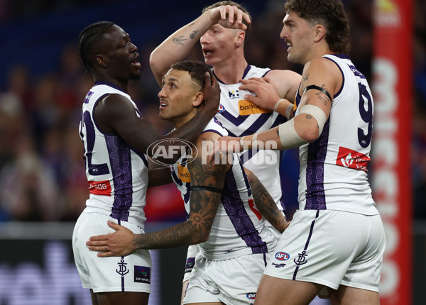 AFL 2025 Round 24 - Western Bulldogs v Fremantle - A-61733157