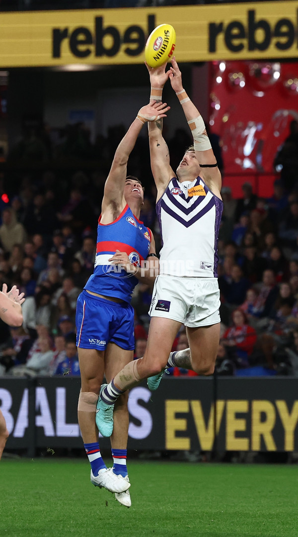 AFL 2025 Round 24 - Western Bulldogs v Fremantle - A-61733184
