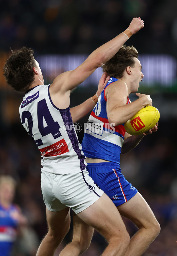 AFL 2025 Round 24 - Western Bulldogs v Fremantle - A-61734642