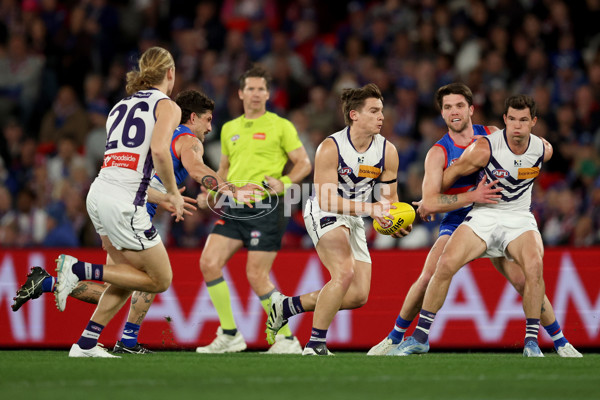 AFL 2025 Round 24 - Western Bulldogs v Fremantle - A-61734692