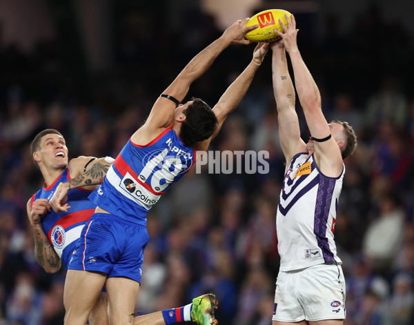 AFL 2025 Round 24 - Western Bulldogs v Fremantle - A-61736031