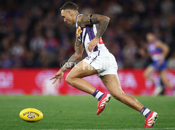 AFL 2025 Round 24 - Western Bulldogs v Fremantle - A-61739489
