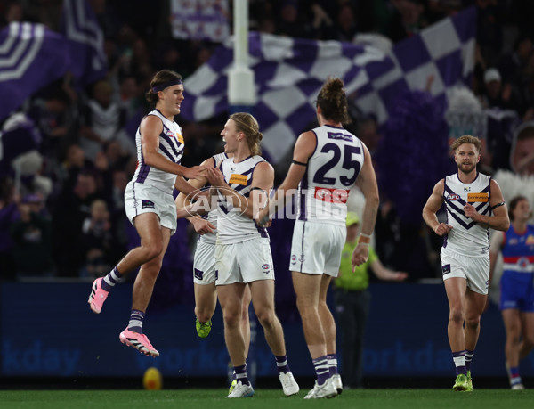 AFL 2025 Round 24 - Western Bulldogs v Fremantle - A-61739517