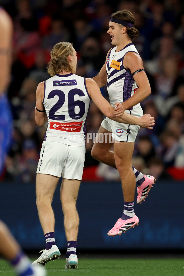 AFL 2025 Round 24 - Western Bulldogs v Fremantle - A-61739556