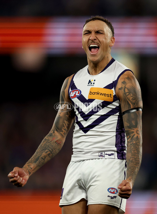 AFL 2025 Round 24 - Western Bulldogs v Fremantle - A-61739560