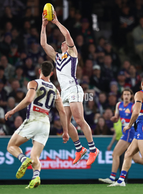 AFL 2025 Round 24 - Western Bulldogs v Fremantle - A-61739563