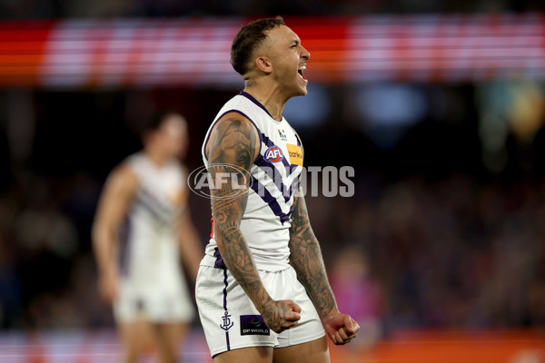 AFL 2025 Round 24 - Western Bulldogs v Fremantle - A-61739564