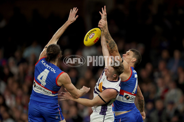 AFL 2025 Round 24 - Western Bulldogs v Fremantle - A-61739569