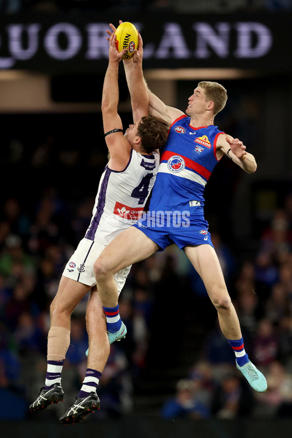 AFL 2025 Round 24 - Western Bulldogs v Fremantle - A-61739749