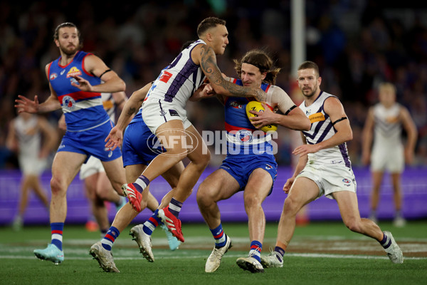 AFL 2025 Round 24 - Western Bulldogs v Fremantle - A-61739769