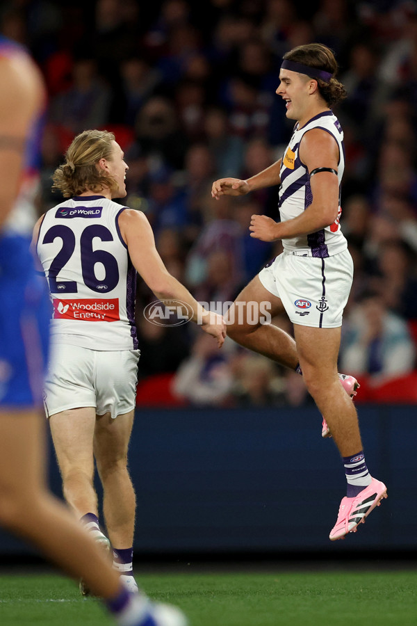 AFL 2025 Round 24 - Western Bulldogs v Fremantle - A-61739770