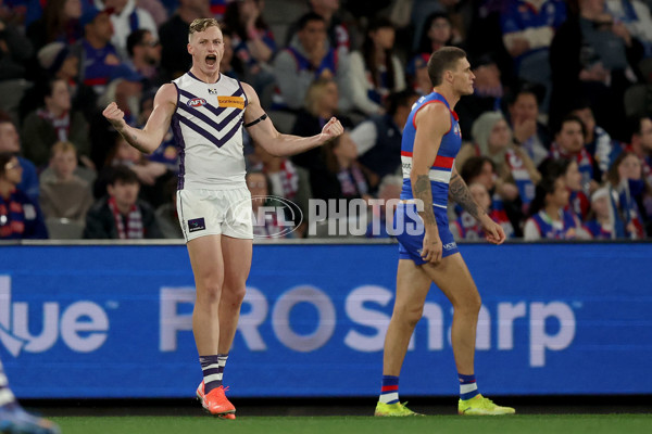 AFL 2025 Round 24 - Western Bulldogs v Fremantle - A-61743129