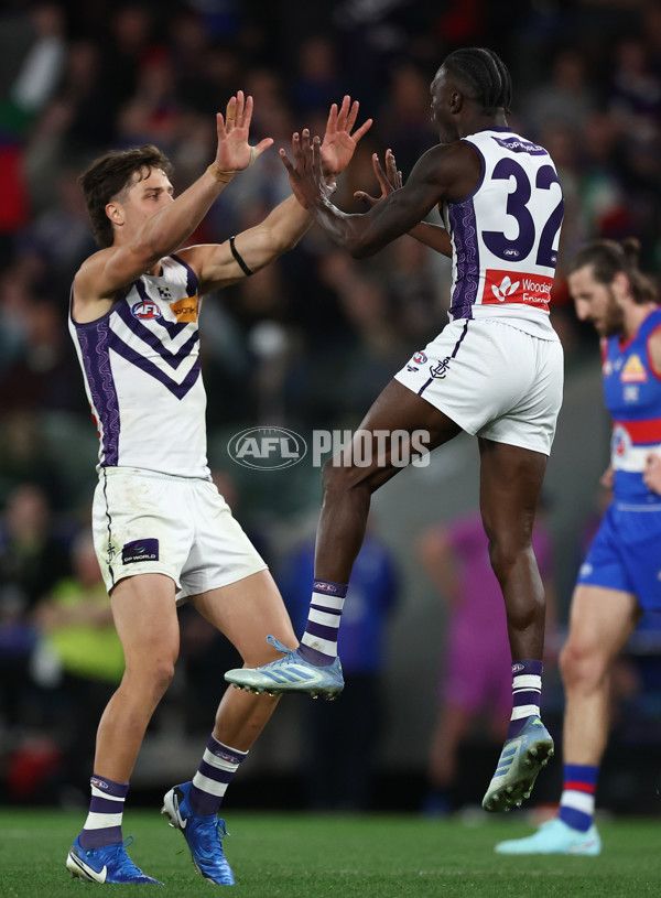 AFL 2025 Round 24 - Western Bulldogs v Fremantle - A-61743157