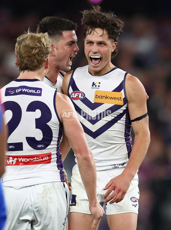 AFL 2025 Round 24 - Western Bulldogs v Fremantle - A-61743168