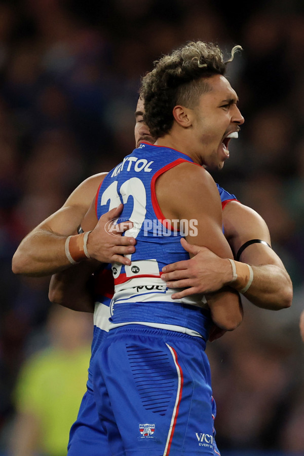 AFL 2025 Round 24 - Western Bulldogs v Fremantle - A-61744745