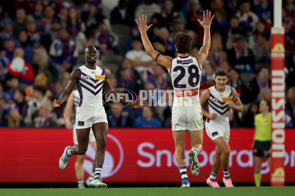 AFL 2025 Round 24 - Western Bulldogs v Fremantle - A-61744754