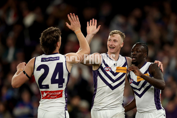 AFL 2025 Round 24 - Western Bulldogs v Fremantle - A-61746301