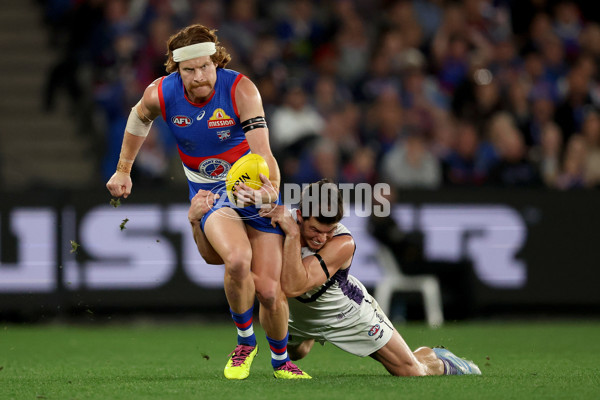 AFL 2025 Round 24 - Western Bulldogs v Fremantle - A-61746340