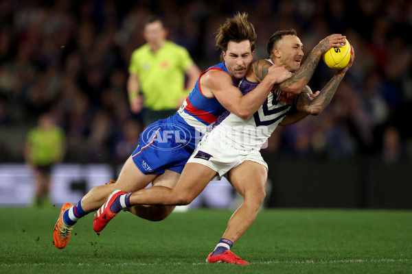 AFL 2025 Round 24 - Western Bulldogs v Fremantle - A-61746349