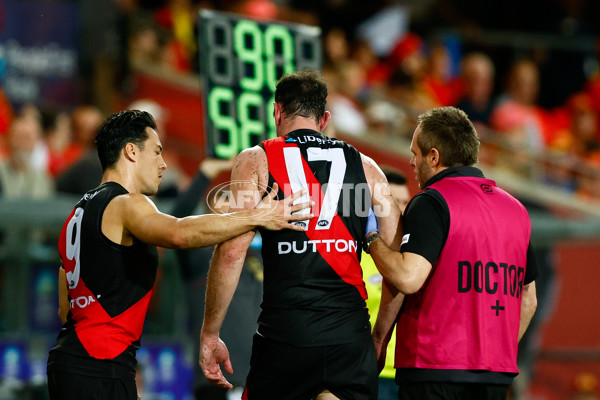 AFL 2025 Round 24 - Gold Coast v Essendon - A-61798307