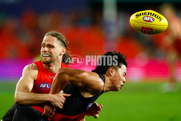 AFL 2025 Round 24 - Gold Coast v Essendon - A-61801087