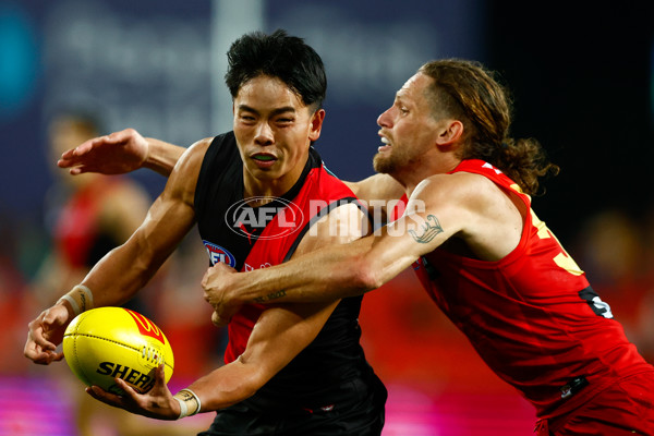 AFL 2025 Round 24 - Gold Coast v Essendon - A-61802825