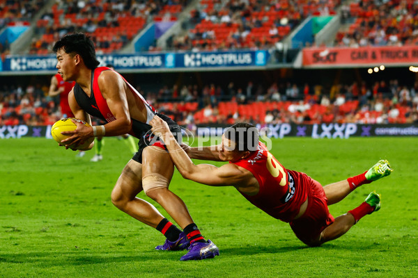 AFL 2025 Round 24 - Gold Coast v Essendon - A-61802892
