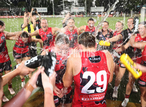AFLW 2025 Round 03 - Richmond v Essendon - A-61941624