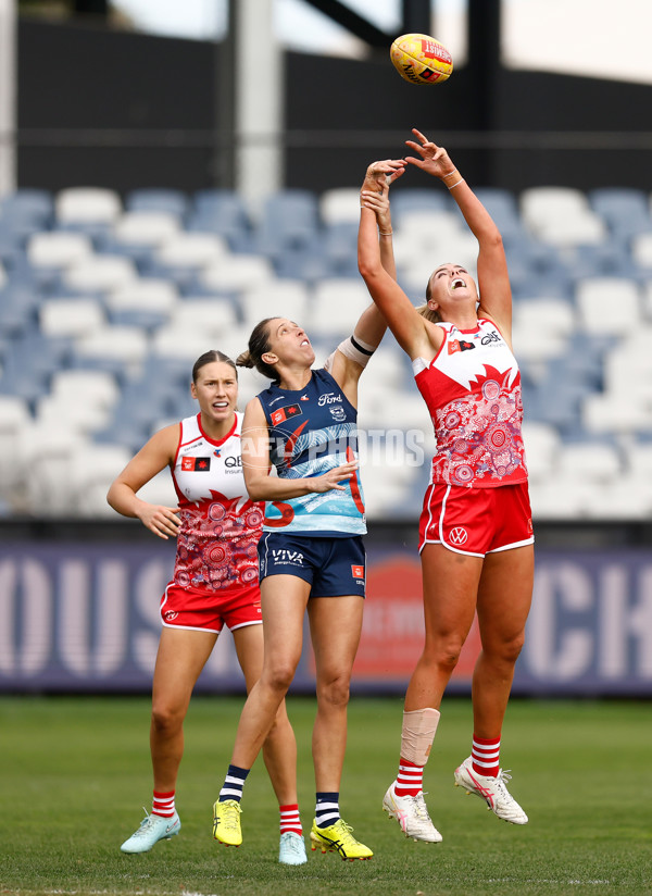 AFLW 2025 Round 03 - Geelong v Sydney - A-62104034