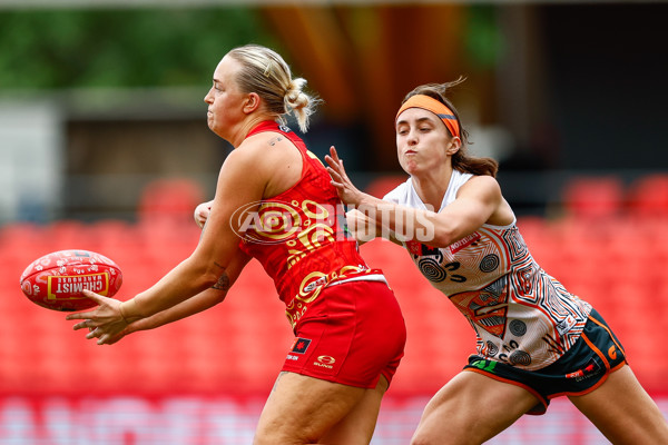 AFLW 2025 Round 04 - Gold Coast v GWS - A-62265094