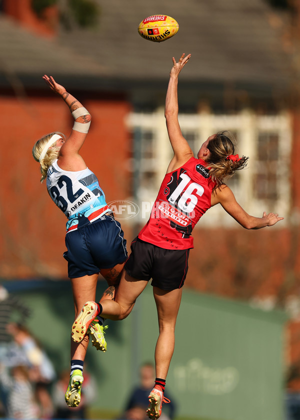 AFLW 2025 Round 04 - Essendon v Geelong - A-62334923